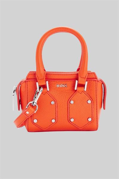 Boss Kadın Marka Logo Detaylı Omuz Çantası Turuncu 821