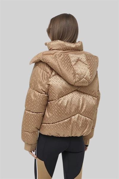 Boss Kadın Puffer Yalıtımlı Kapüşonlu Mont Bej 260