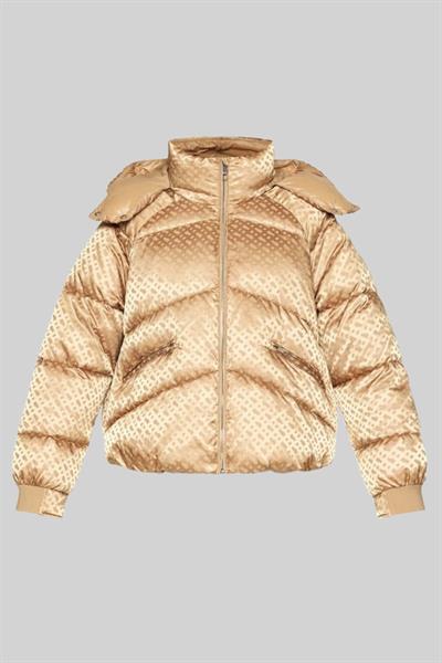 Boss Kadın Puffer Yalıtımlı Kapüşonlu Mont Bej 260