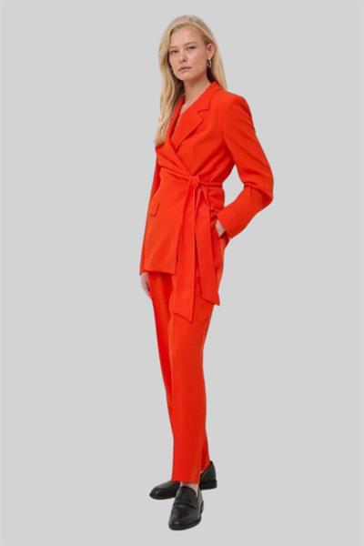 Boss Kadın Regular Fit Pantolon Turuncu 821