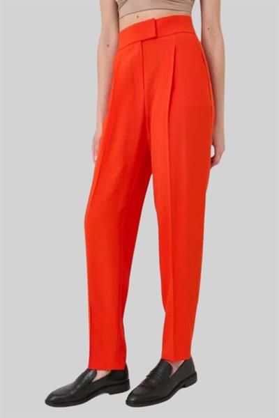 Boss Kadın Regular Fit Pantolon Turuncu 821