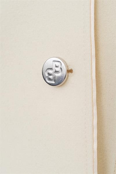 Boss Kadın Regular Fit Uzun Kollu Düğmeli Kruvaze Mont Beyaz 118