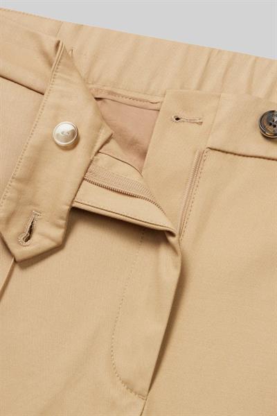 Boss Kadın Regular Fit Yüksek Bel Slim Paça Pantolon Bej 260