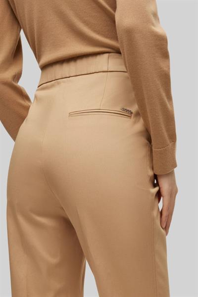 Boss Kadın Regular Fit Yüksek Bel Slim Paça Pantolon Bej 260