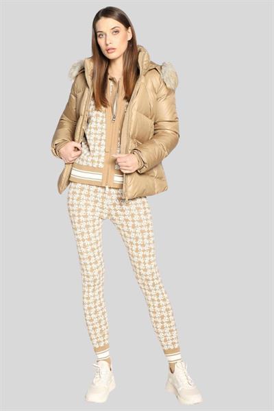 Boss Kadın Slim Fit Tayt Bej 988