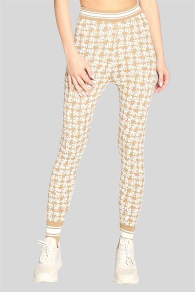 Boss Kadın Slim Fit Tayt Bej 988