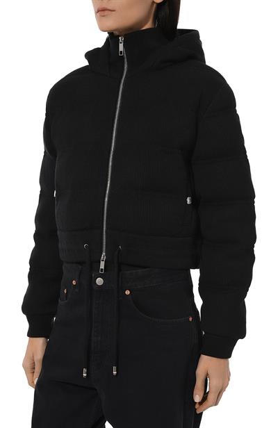 Boss Kapitone Kadın Mont Siyah