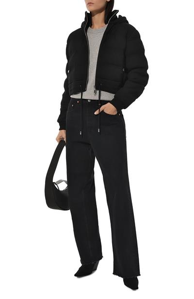 Boss Kapitone Kadın Mont Siyah