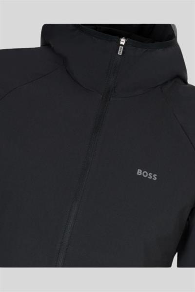 Boss Kapüşonlu Ceket Siyah