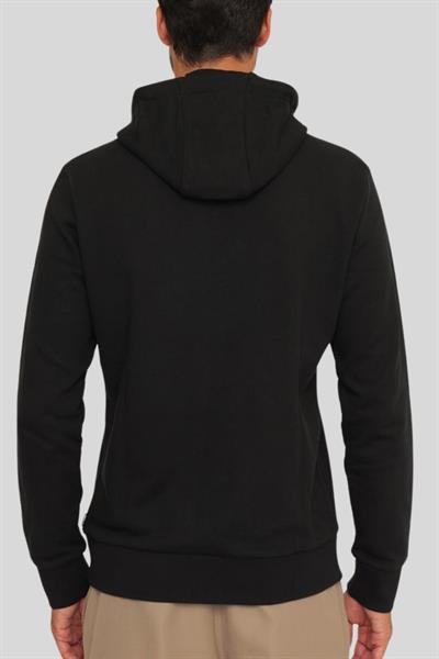Boss Kapüşonlu Erkek Sweatshirt Siyah