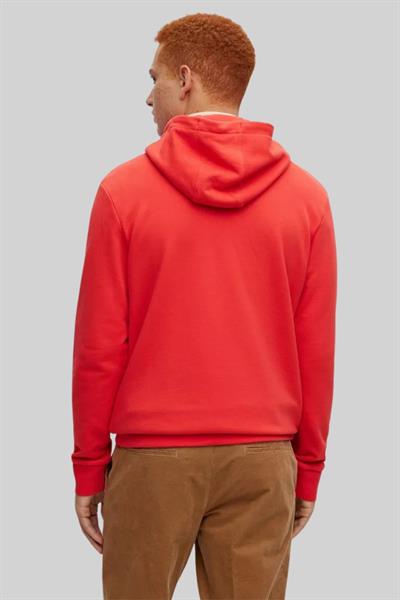 Boss Kapüşonlu Erkek Sweatshirt Turuncu