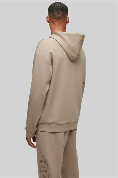 Boss Kapüşonlu Erkek Sweatshirt Yeşil