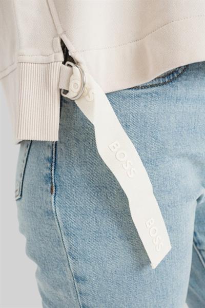 Boss Kapüşonlu Kadın Sweatshirt Beyaz 118