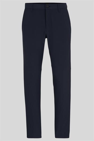 Boss Kolay Ütülenen Streç Slim Fit Chino Erkek Pantolon Lacivert 414