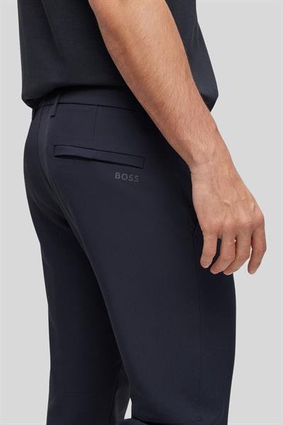 Boss Kolay Ütülenen Streç Slim Fit Chino Erkek Pantolon Lacivert 414