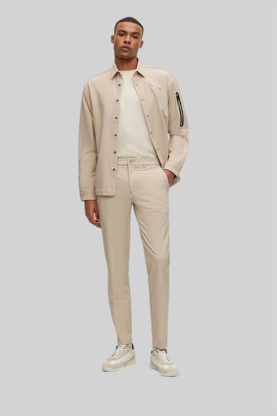 Boss Kolay Ütülenen Streç Slim Fit Chino Erkek Pantolon Bej