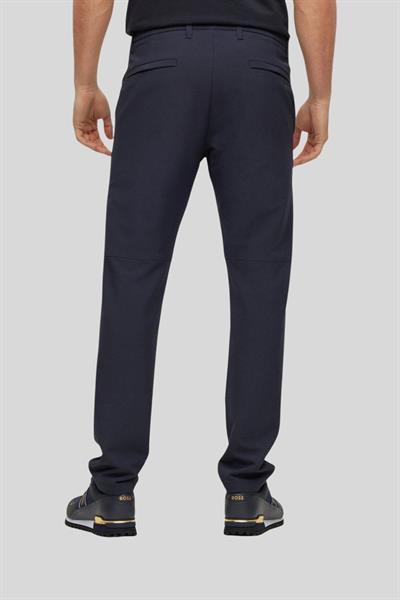 Boss Kolay Ütülenen Streç Slim Fit Chino Erkek Pantolon Lacivert 414