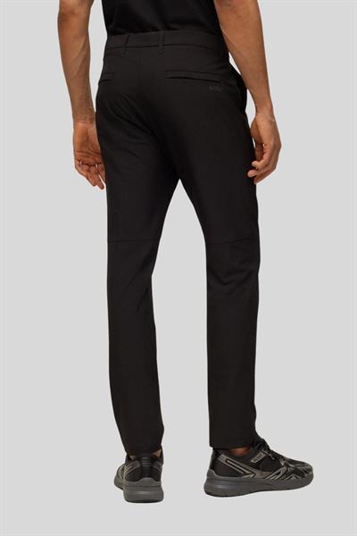 Boss Kolay Ütülenen Streç Slim Fit Chino Erkek Pantolon Siyah