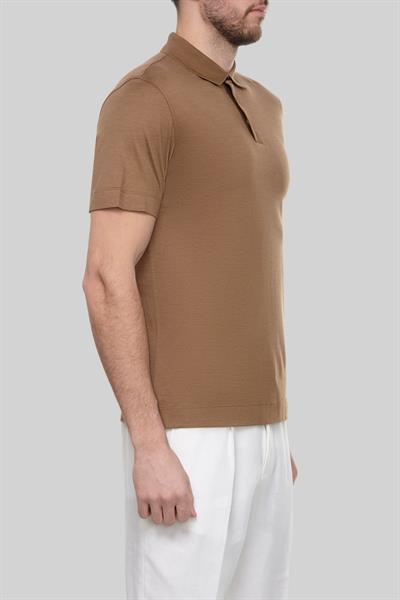 Boss L-Perry Erkek Polo Yaka T-Shirt Bej
