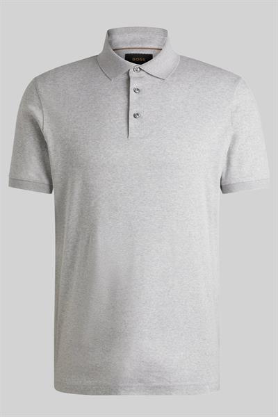 Boss L-Perry Erkek Polo Yaka T-Shirt Gri 041