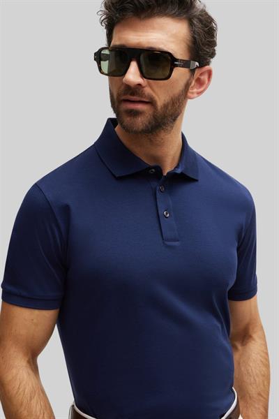 Boss L-Perry Erkek Polo Yaka T-Shirt Lacivert 404