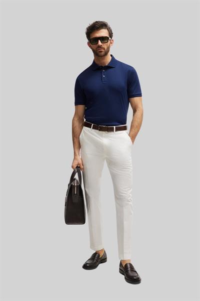 Boss L-Perry Erkek Polo Yaka T-Shirt Lacivert 404