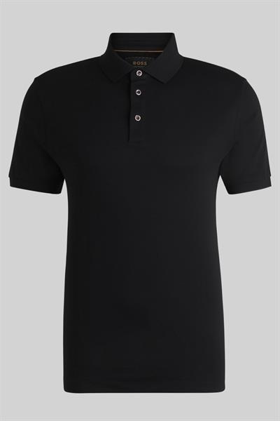 Boss L-Perry Erkek Polo Yaka T-Shirt Siyah