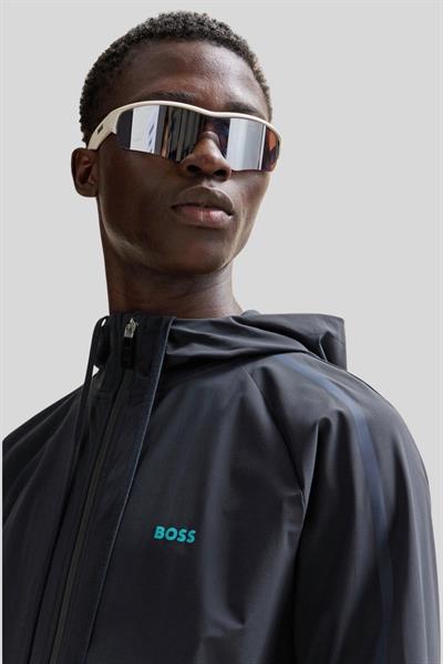Boss Marka Logo Detaylı Regular Fit Erkek Spor Ceket Mavi 402