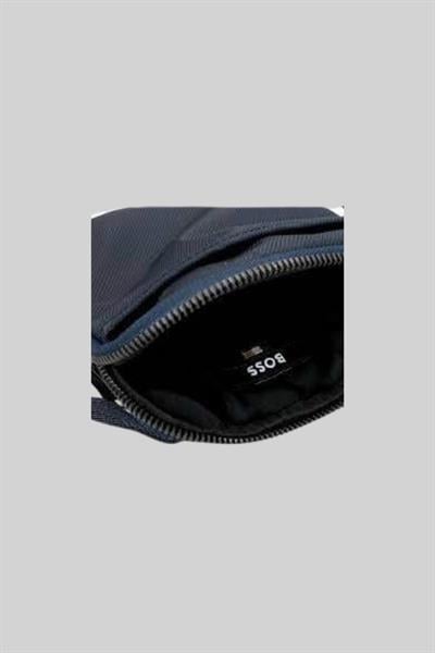 Boss Marka Logololu Catch 2.0 Erkek Omuz Çantası Mavi 401