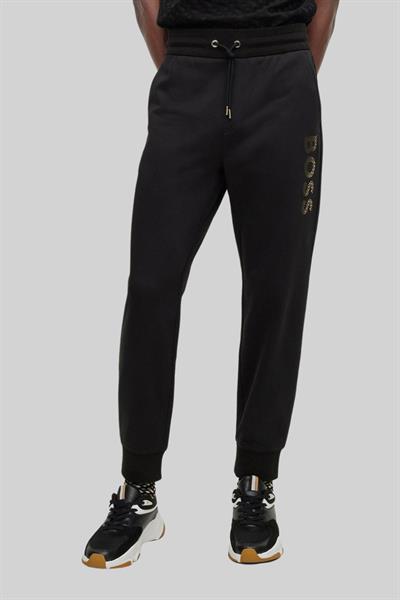 Boss Marka Logolu Erkek Spor Pantolon Siyah