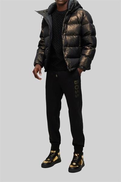 Boss Marka Logolu Erkek Spor Pantolon Siyah