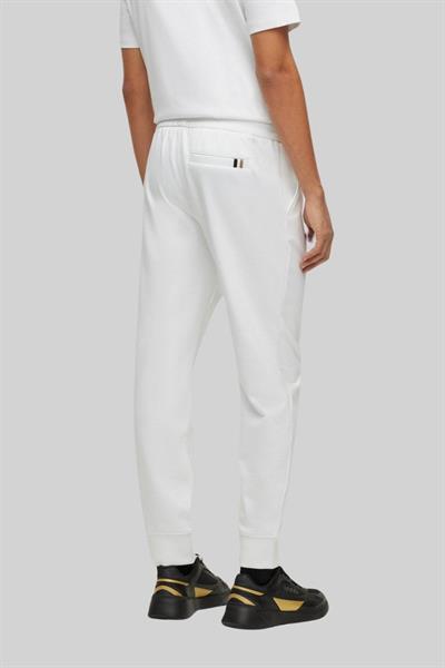 Boss Marka Logolu Erkek Spor Pantolon Beyaz 100