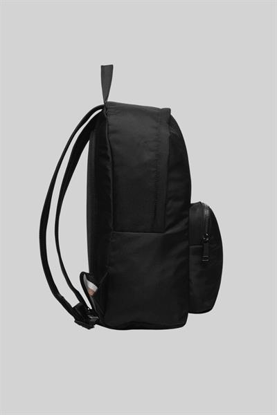 Boss Marka Logolu İki Bölmeli Erkek Sırt Çantası Siyah