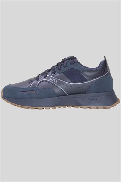 Boss Marka Logolu Jonah Erkek Sneaker Mavi 401