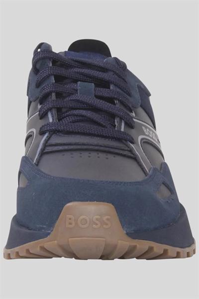 Boss Marka Logolu Jonah Erkek Sneaker Mavi 401