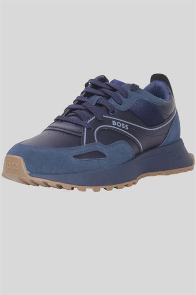 Boss Marka Logolu Jonah Erkek Sneaker Mavi 401