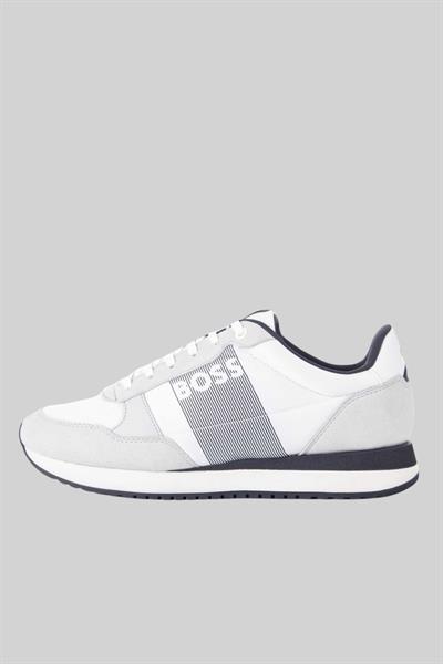 Boss Marka Logolu Kaı Runner Erkek Sneaker Beyaz