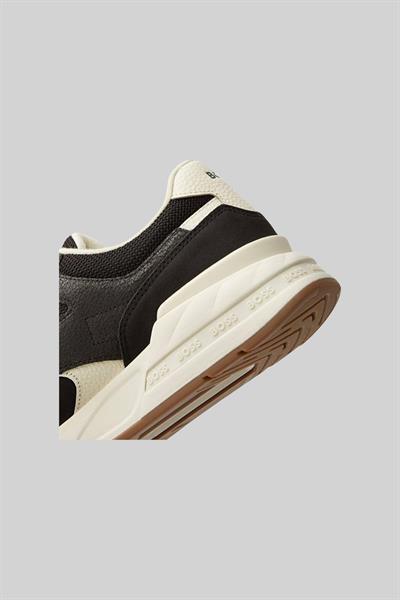 Boss Marka Logolu Kurt Runn Erkek Sneaker Siyah