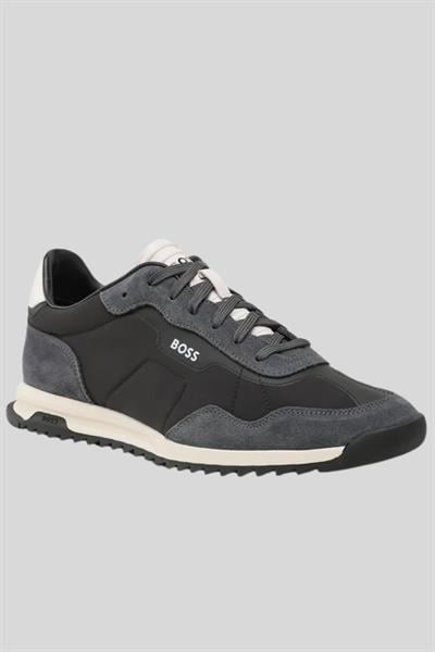 Boss Marka Logolu Zayn Erkek Sneaker Siyah