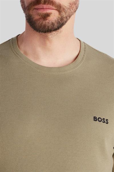 Boss Regular Fit Uzun Kollu Erkek Sweatshirt Haki 336
