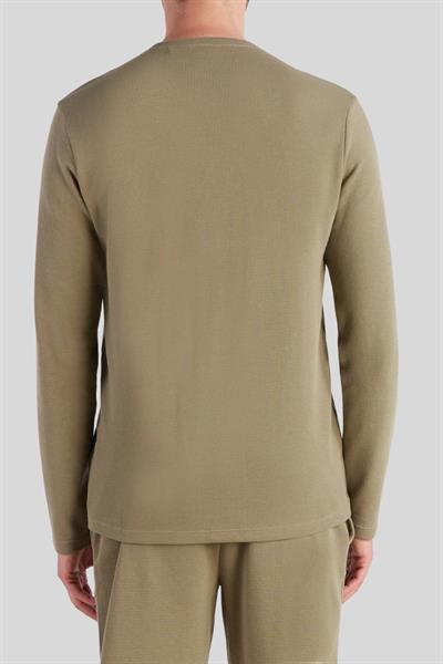 Boss Regular Fit Uzun Kollu Erkek Sweatshirt Haki 336