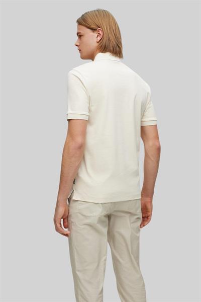 Boss Erkek Polo T-Shirt Krem 131