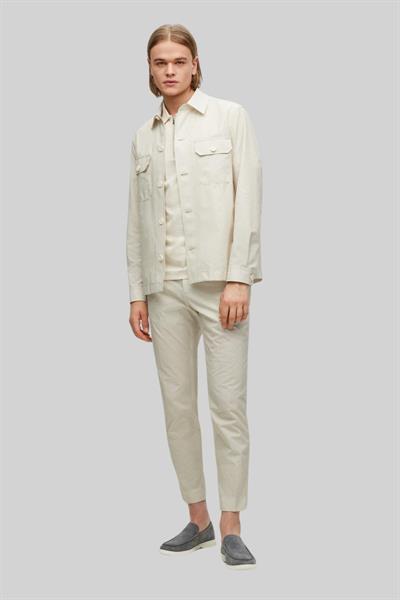 Boss Erkek Polo T-Shirt Krem 131