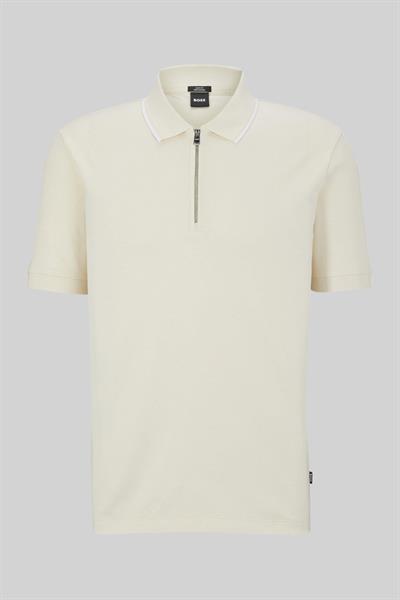 Boss Erkek Polo T-Shirt Krem 131