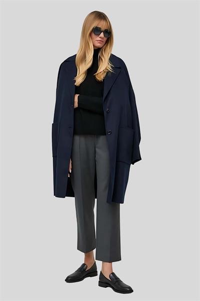 Boss Oversize Palto Cattina Lacivert 404