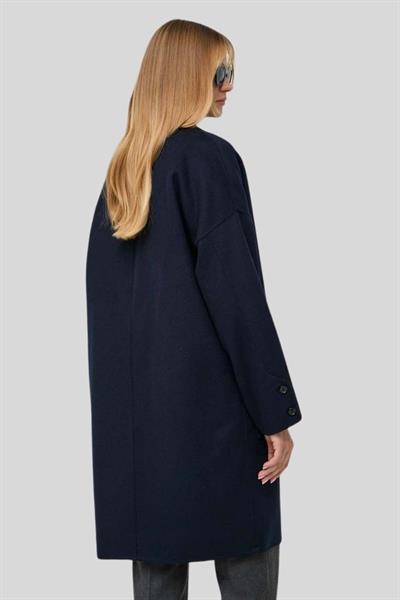 Boss Oversize Palto Cattina Lacivert 404