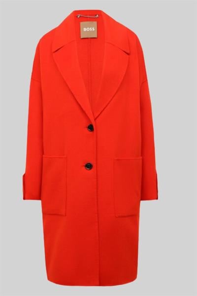 Boss Oversize Palto Cattina Turuncu 821