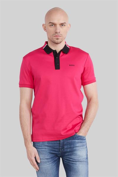 Boss Paddy Regular Fit Erkek Polo Yaka T-Shirt Pembe