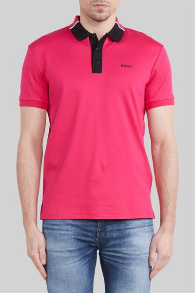 Boss Paddy Regular Fit Erkek Polo Yaka T-Shirt Pembe