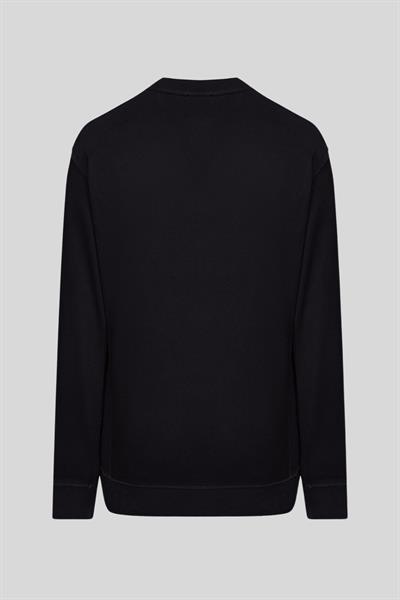 Boss Pamuklu Erkek Siyah Sweatshirt Siyah
